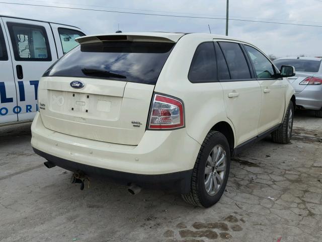 2FMDK49C47BA29344 - 2007 FORD EDGE SEL P BEIGE photo 4