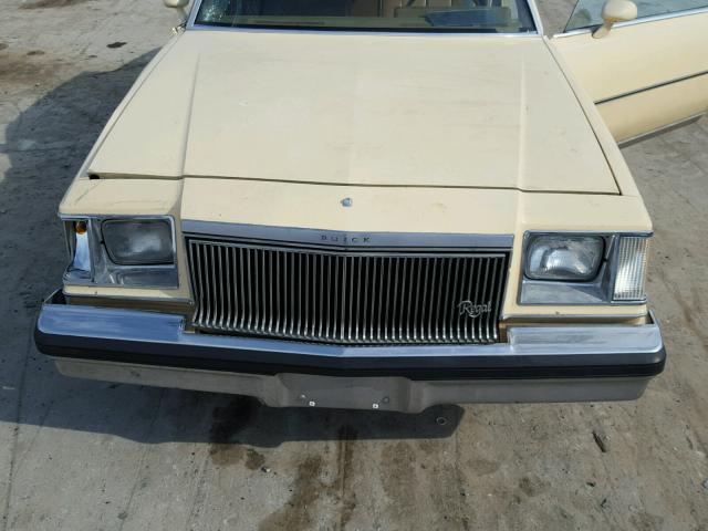 4J47A8H250880 - 1978 BUICK REGAL TAN photo 7