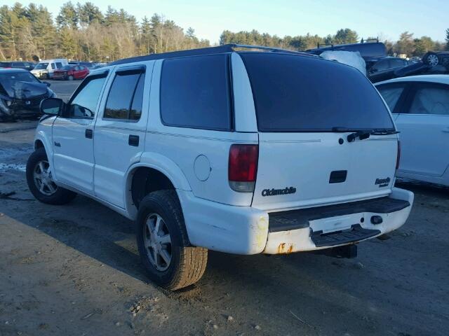 1GHDT13W012178263 - 2001 OLDSMOBILE BRAVADA WHITE photo 3