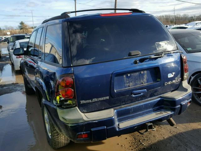 1GNDT13S932358158 - 2003 CHEVROLET TRAILBLAZE BLUE photo 3