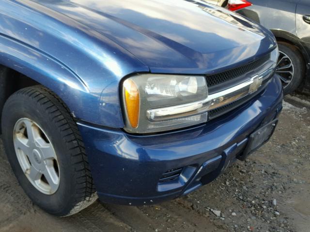 1GNDT13S932358158 - 2003 CHEVROLET TRAILBLAZE BLUE photo 9