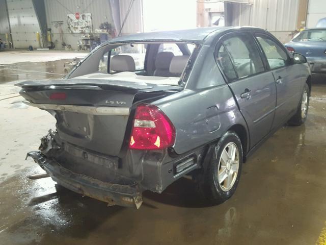 1G1ZT52875F302395 - 2005 CHEVROLET MALIBU LS 灰色 照片 4