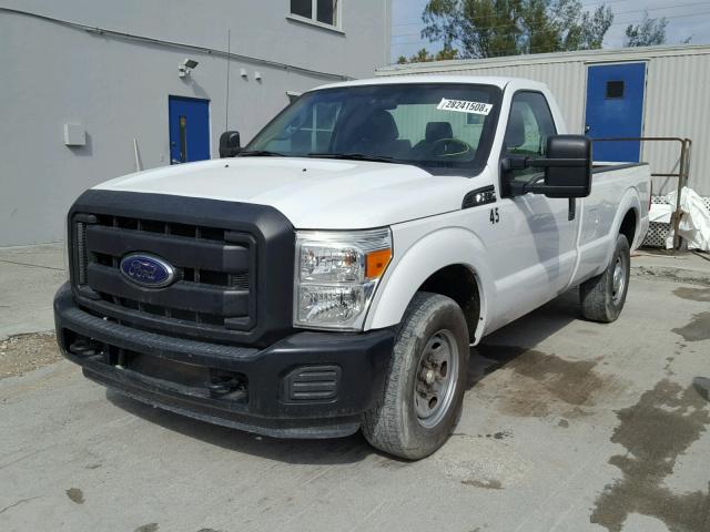 1FTBF2A60FEC55720 - 2015 FORD F250 SUPER WHITE photo 2