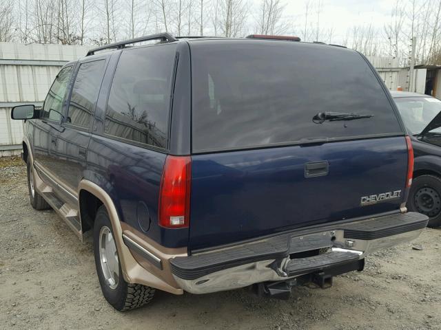 1GNEK13R0VJ429194 - 1997 CHEVROLET TAHOE K150 BLUE photo 3