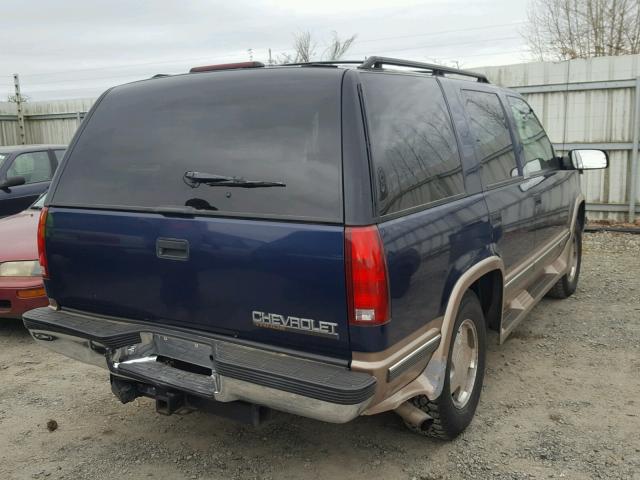 1GNEK13R0VJ429194 - 1997 CHEVROLET TAHOE K150 BLUE photo 4