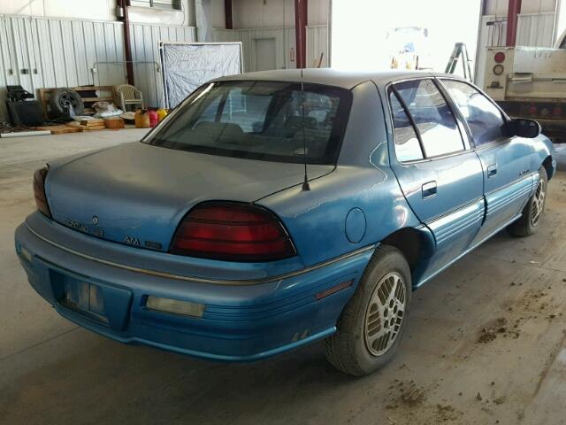 1G2NE5439PC755427 - 1993 PONTIAC GRAND AM S BLUE photo 4