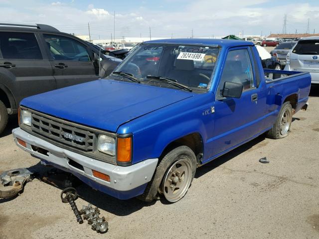 JB7FL24D5HP096026 - 1987 DODGE RAM 50 BLUE photo 2