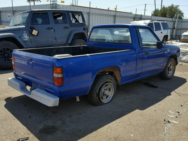 JB7FL24D5HP096026 - 1987 DODGE RAM 50 BLUE photo 4