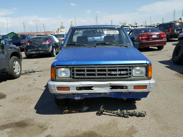 JB7FL24D5HP096026 - 1987 DODGE RAM 50 BLUE photo 9