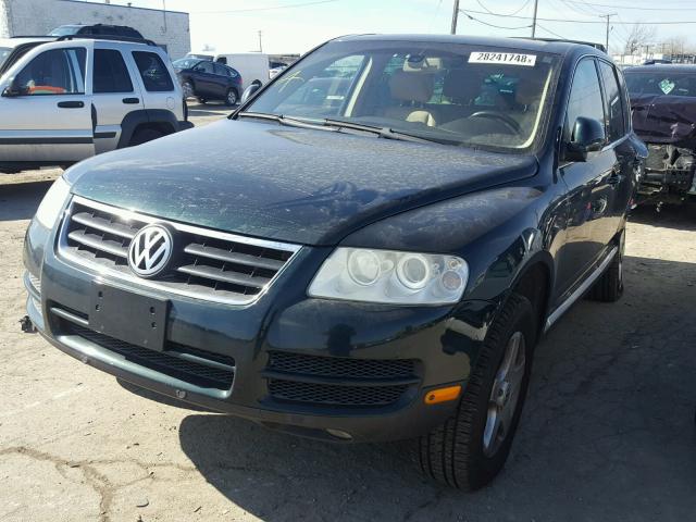 WVGBC77L24D086141 - 2004 VOLKSWAGEN TOUAREG 3. GREEN photo 2