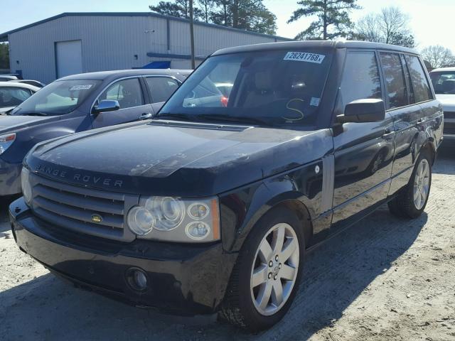 SALMF15487A242369 - 2007 LAND ROVER RANGE ROVE BLACK photo 2