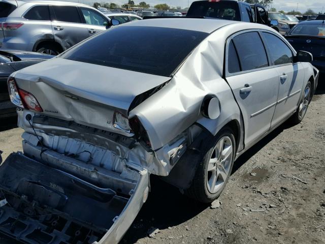 1G1ZH57BX9F229860 - 2009 CHEVROLET MALIBU 1LT 银色 照片 4