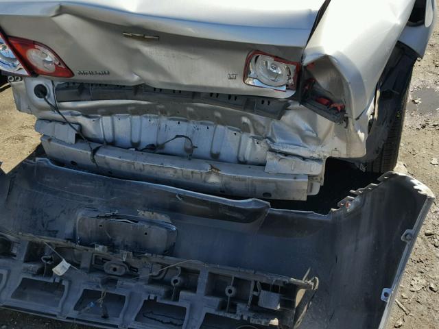 1G1ZH57BX9F229860 - 2009 CHEVROLET MALIBU 1LT 银色 照片 9