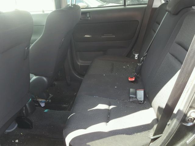 JTLKT324464057504 - 2006 TOYOTA SCION XB BLACK photo 6