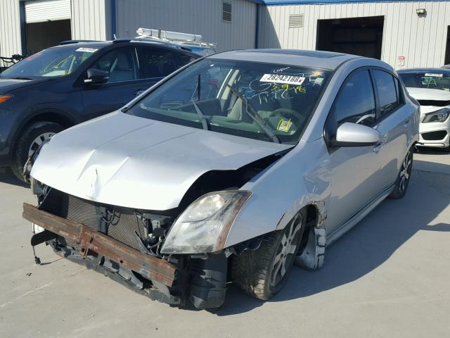 3N1AB6AP0BL723868 - 2011 NISSAN SENTRA 2.0 SILVER photo 2