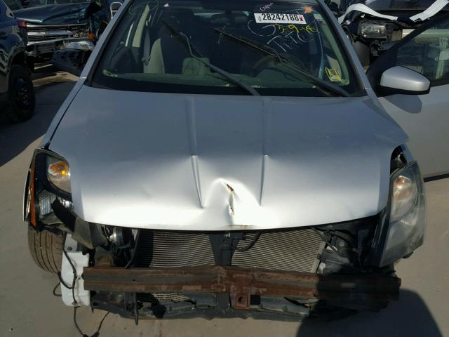 3N1AB6AP0BL723868 - 2011 NISSAN SENTRA 2.0 SILVER photo 7