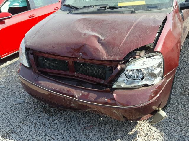 2FMZA52287BA24857 - 2007 FORD FREESTAR S MAROON photo 9