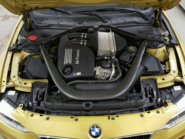 WBS3R9C5XGK336731 - 2016 BMW M4 GOLD photo 7