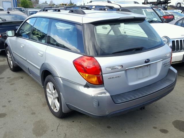 4S4BP67C054349002 - 2005 SUBARU LEGACY OUT SILVER photo 3