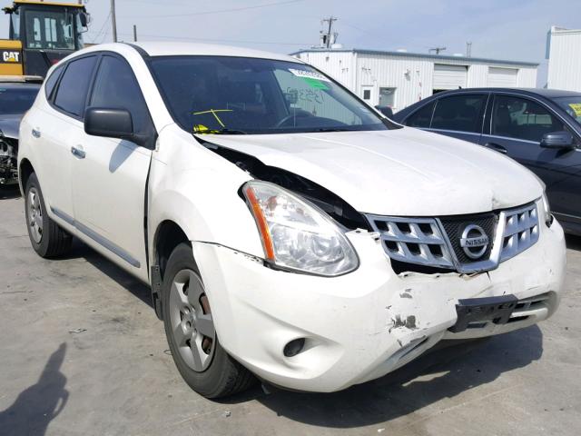 JN8AS5MTXBW175585 - 2011 NISSAN ROGUE S WHITE photo 1