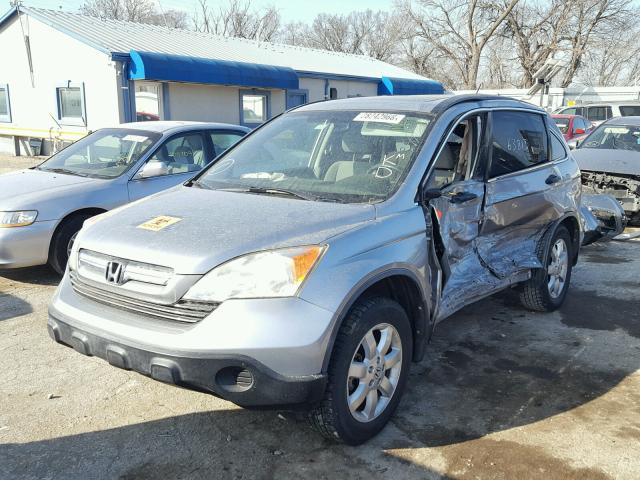 JHLRE485X8C078055 - 2008 HONDA CR-V EX SILVER photo 2