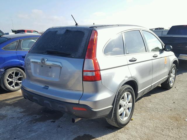 JHLRE485X8C078055 - 2008 HONDA CR-V EX SILVER photo 4