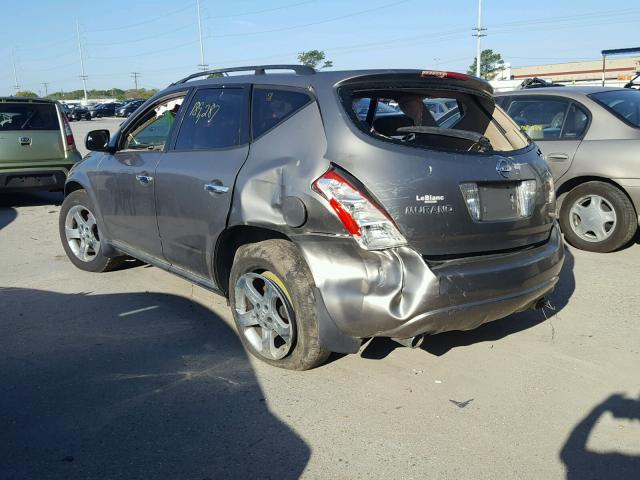 JN8AZ08T24W202659 - 2004 NISSAN MURANO SL TAN photo 3