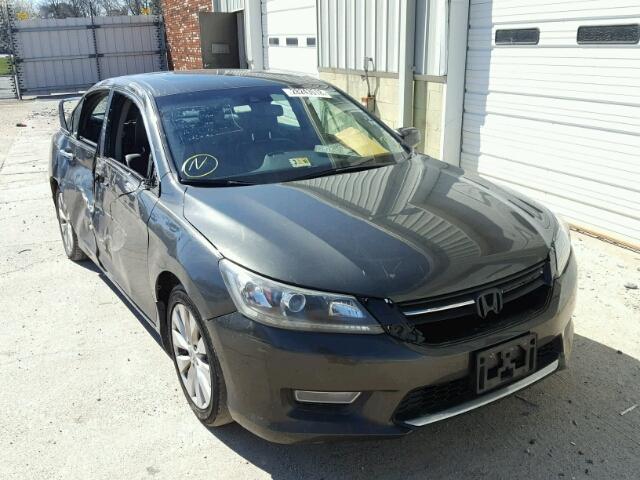 1HGCR2F85DA212342 - 2013 HONDA ACCORD EXL GRAY photo 1