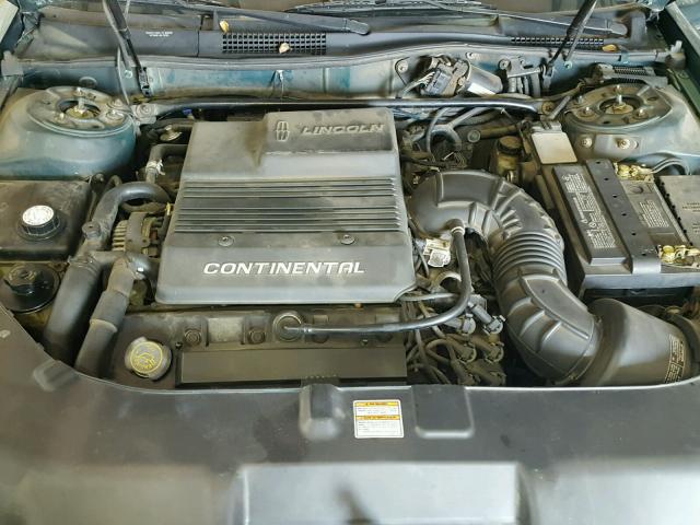 1LNLM97V8SY723943 - 1995 LINCOLN CONTINENTA GREEN photo 7