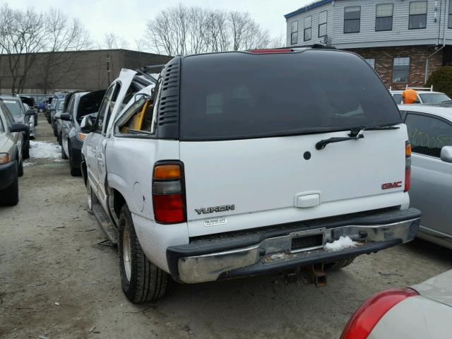 1GKEK13T34J107656 - 2004 GMC YUKON WHITE photo 3