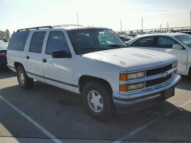 3GNEC16R1TG162090 - 1996 CHEVROLET SUBURBAN C WHITE photo 1