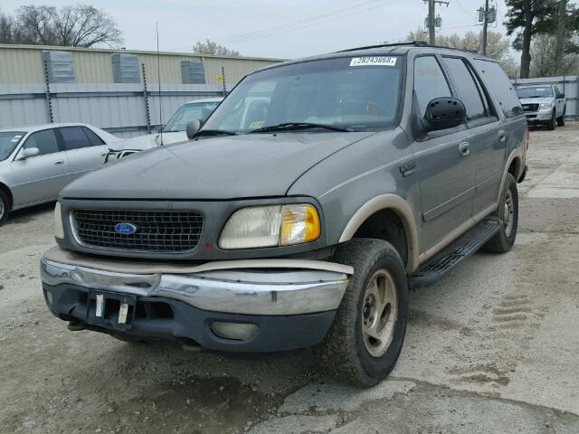 1FMPU18L9XLA88879 - 1999 FORD EXPEDITION GREEN photo 2