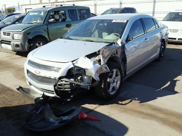 1G1ZA5EU4BF357381 - 2011 CHEVROLET MALIBU LS ვერცხლისფერი ფოტო 2