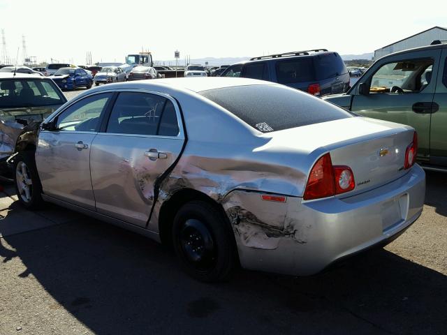 1G1ZA5EU4BF357381 - 2011 CHEVROLET MALIBU LS ვერცხლისფერი ფოტო 3