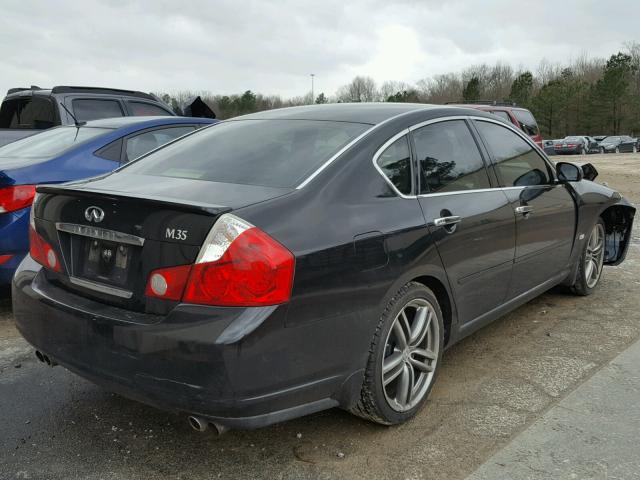 JNKAY01E67M311229 - 2007 INFINITI M35 BASE BLACK photo 4