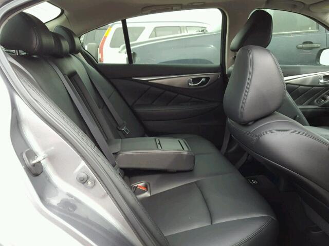 JN1BV7AP8EM684992 - 2014 INFINITI Q50 BASE Gris foto 6