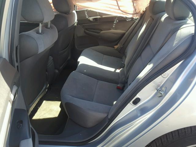 1HGFA16886L084975 - 2006 HONDA CIVIC EX ვერცხლისფერი ფოტო 6