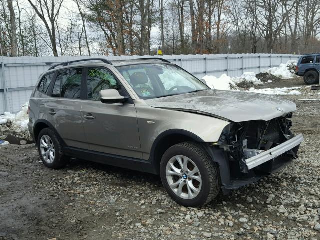 WBXPC9C42AWJ37189 - 2010 BMW X3 XDRIVE3 TAN photo 1