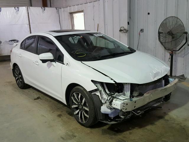 19XFB2F94FE025621 - 2015 HONDA CIVIC EXL 白色 照片 1