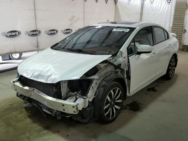 19XFB2F94FE025621 - 2015 HONDA CIVIC EXL 白色 照片 2