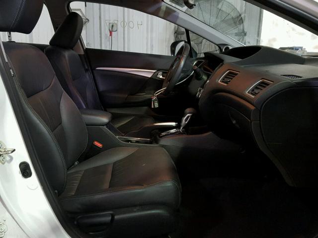 19XFB2F94FE025621 - 2015 HONDA CIVIC EXL 白色 照片 5