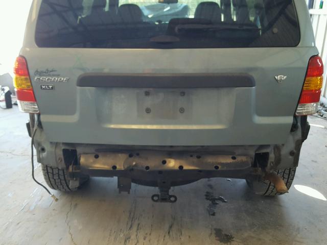 1FMCU93106KA41201 - 2006 FORD ESCAPE XLT GREEN photo 9