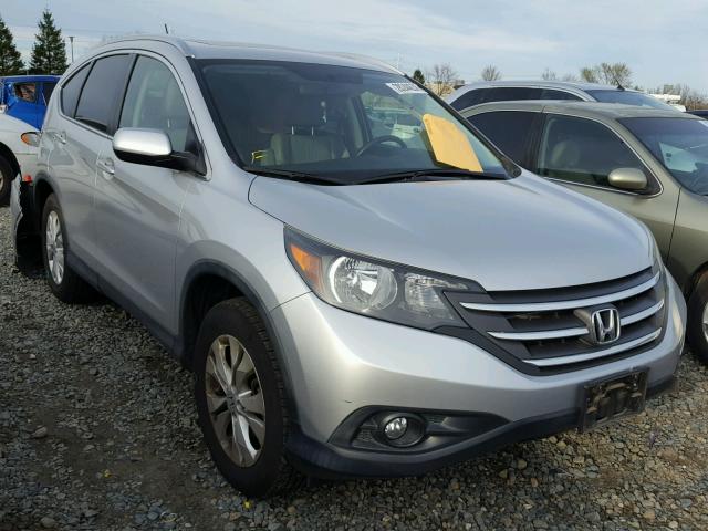 JHLRM4H78CC002766 - 2012 HONDA CR-V EXL SILVER photo 1