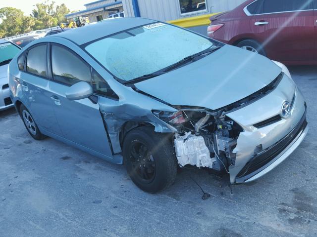 JTDKN3DU4D1618897 - 2013 TOYOTA PRIUS TEAL photo 1