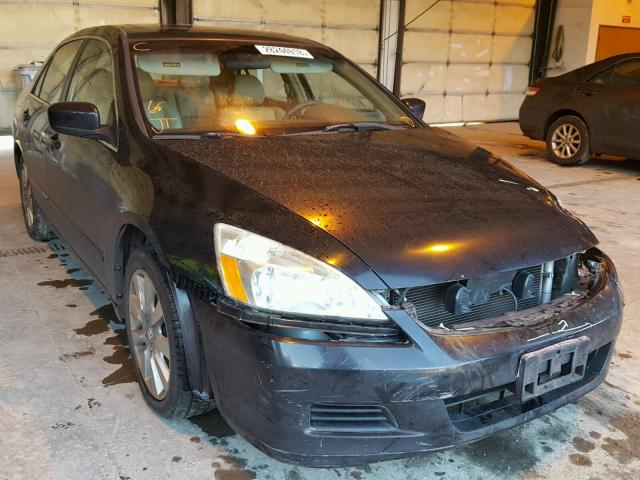 1HGCM66566A049392 - 2006 HONDA ACCORD EX BLACK photo 1