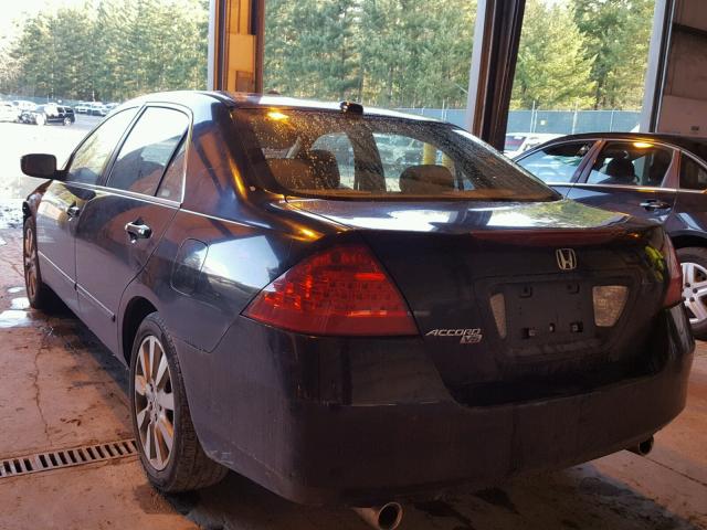 1HGCM66566A049392 - 2006 HONDA ACCORD EX BLACK photo 3