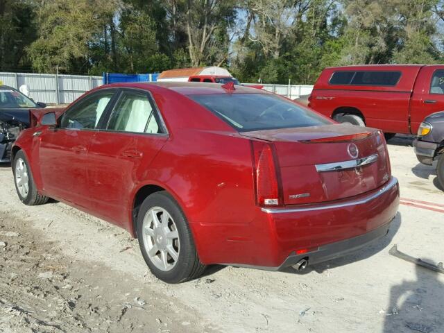 1G6DU57V390158322 - 2009 CADILLAC CTS HI FEA RED photo 3