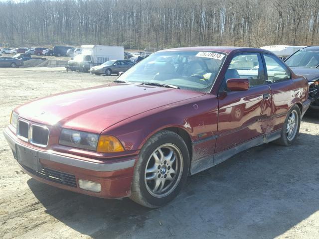 WBABF3325SEF51097 - 1995 BMW 325 IS Қызыл фото 2