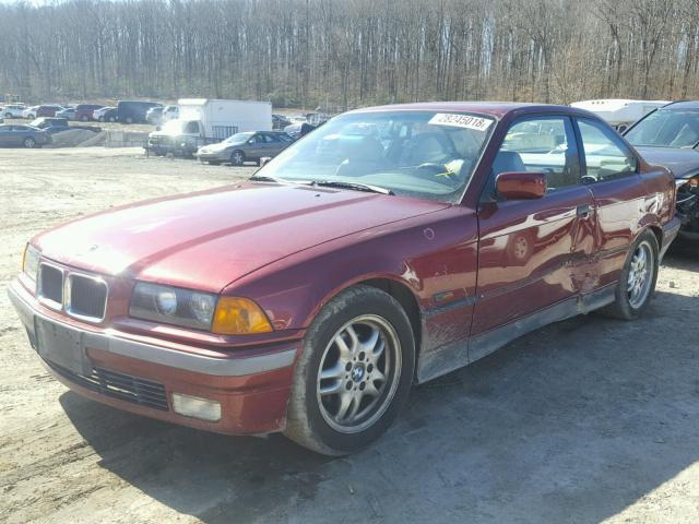 WBABF3325SEF51097 - 1995 BMW 325 IS RED photo 2