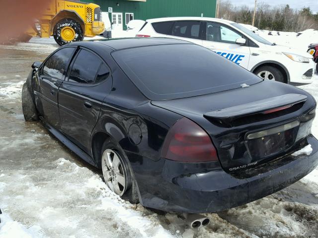 2G2WS522851162474 - 2005 PONTIAC GRAND PRIX BLACK photo 3